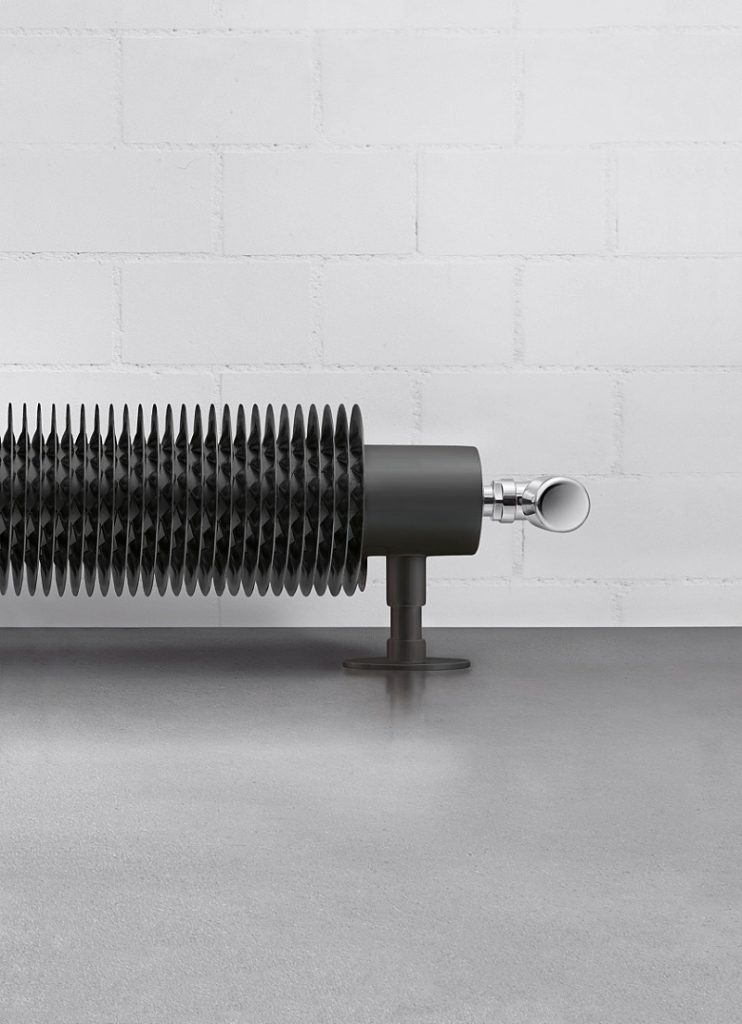 FLOW FORM | radiateur tube ailettes électrique, radiateur électrique, des lignes sobres qui séduiront les aficionados du style indus ou design industriel.