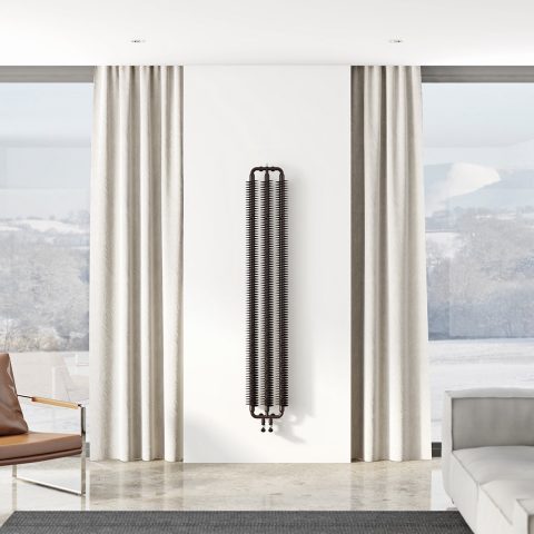 RIBBON - radiateur tube-ailettes.com eau chaude pour chauffage central - radiateur tube à ailettes - style indus - style loft - radiateur DESIGN - 48.931860, 2.402293